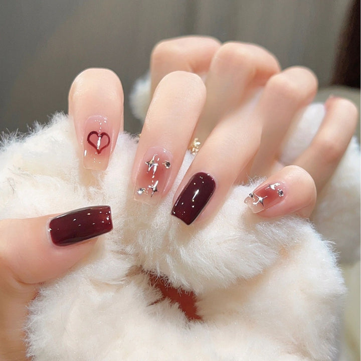 Glitter Ombre Press-On Nails Bowlift