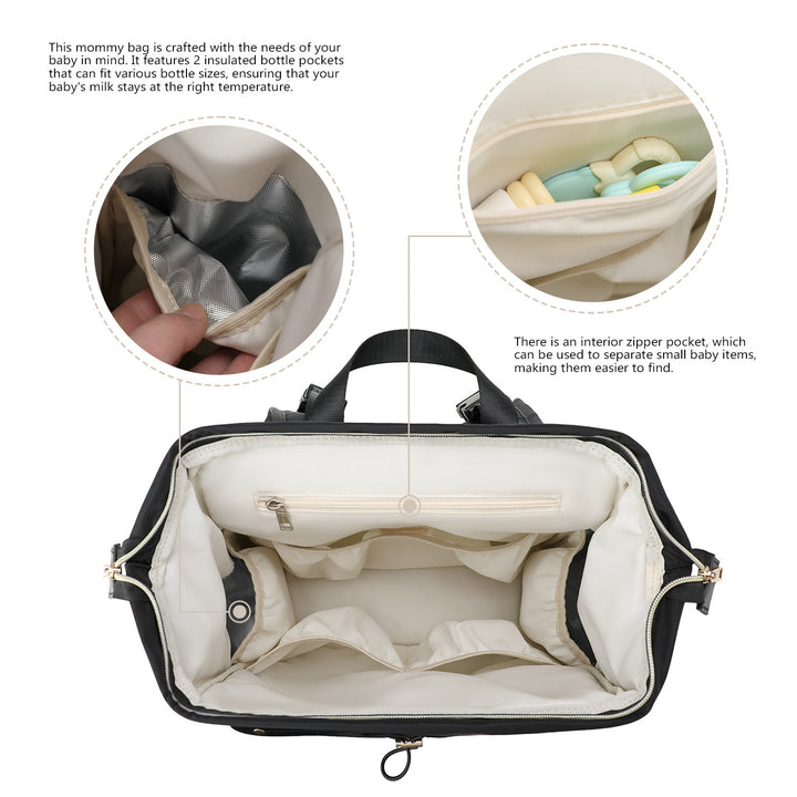 More elegant and spacious wrap backpack Bowlift
