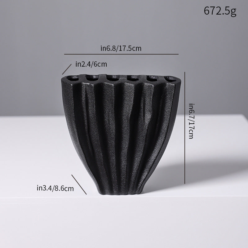 Sculptural Textured Ceramic Vase Bowlift
