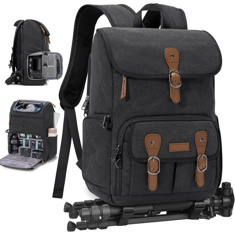 Vintage Canvas Backpack Bowlift