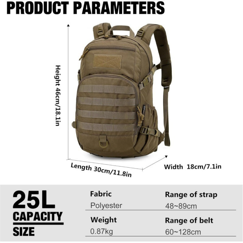 Tactical Multi-Pocket Backpack Bowlift