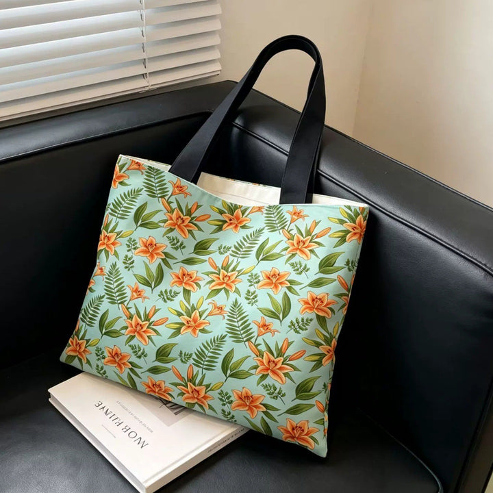 Floral Patterned Tote
