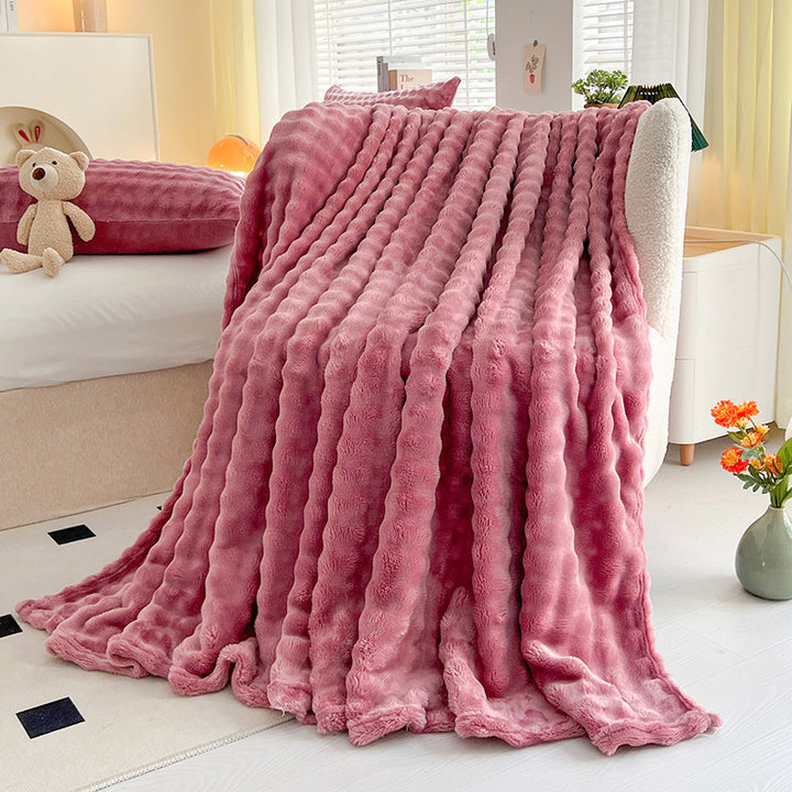 Women's Plush Throw Blanket Bowlift