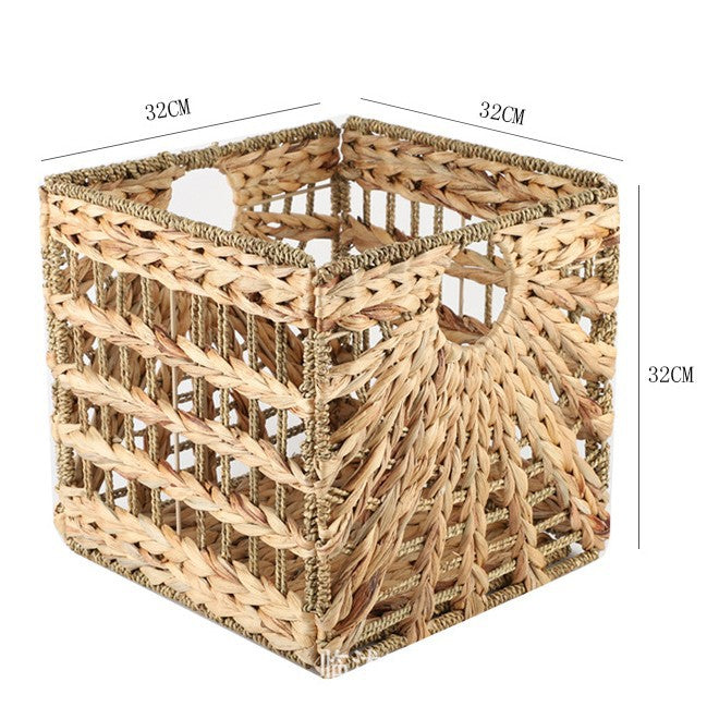 Cozy Woven Pet Storage Basket Bowlift