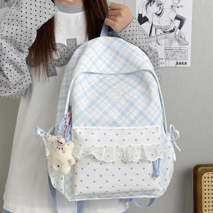 Playful Bunny-Ear Design Backpack Bowlift