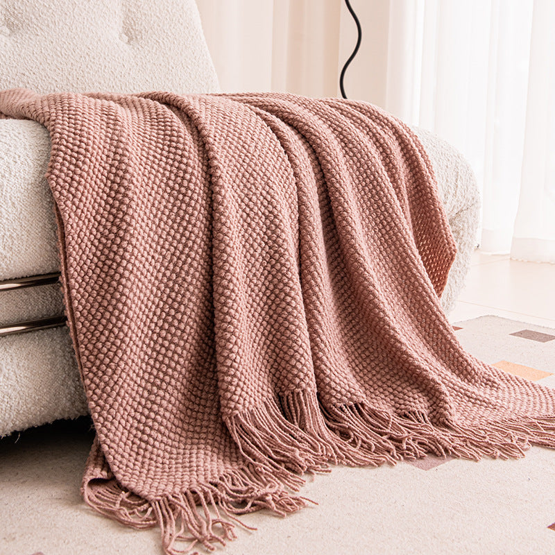 Cozy Knitted Throw