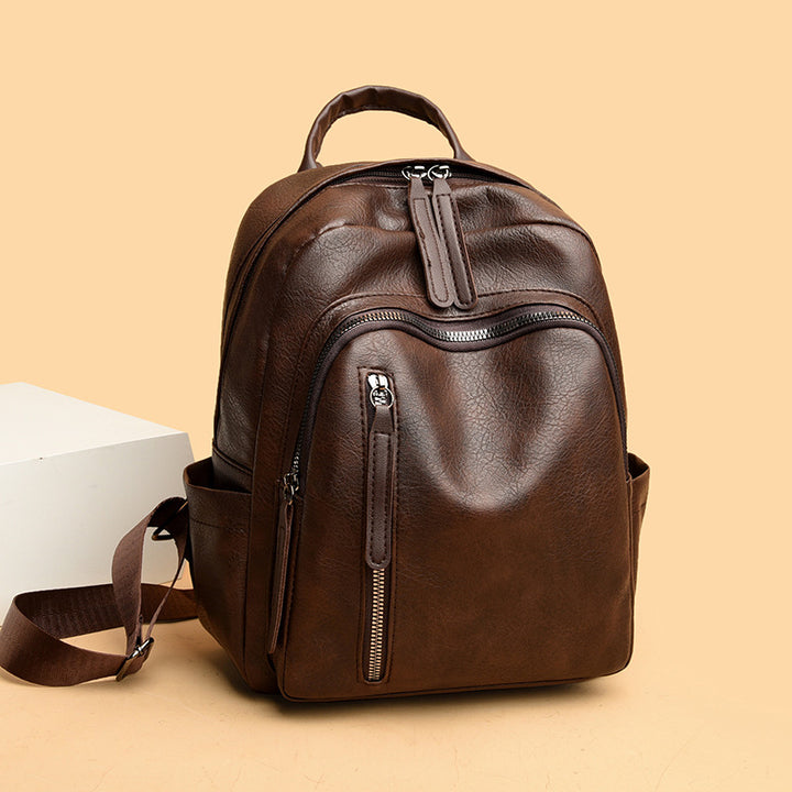 Vintage Leather Backpack Bowlift