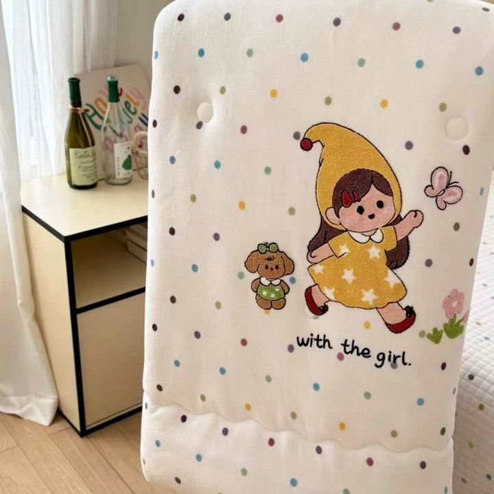 Dog-Themed Quilted Bedding Set