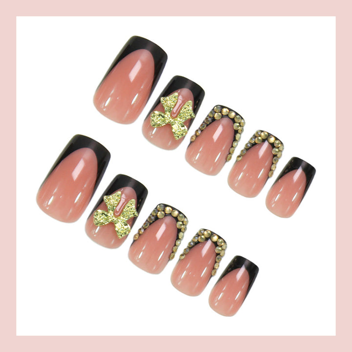 Artificial Nail Art Set with Glamorous Decorations Bowlift