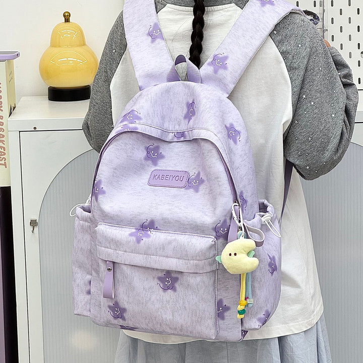 Printed Casual Backpack Bowlift