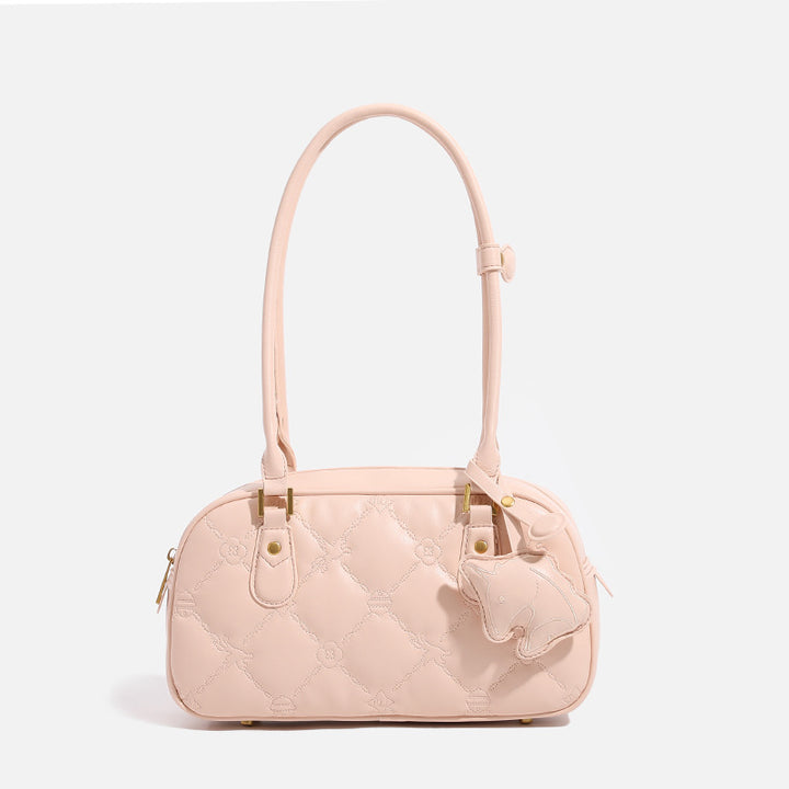 Quilted Elegant Handheld Satchel