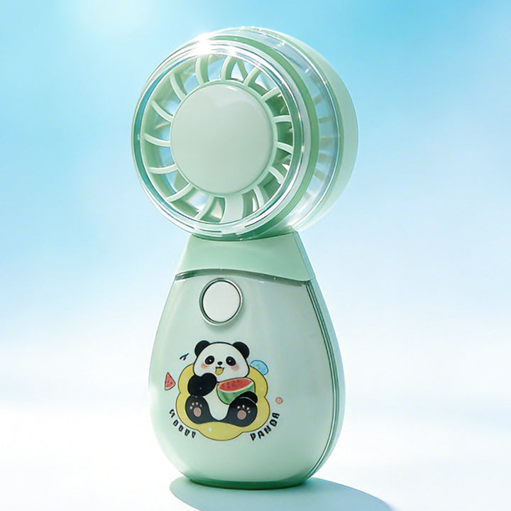 Ladies Portable Hand Fan in Cute Cat Design Bowlift