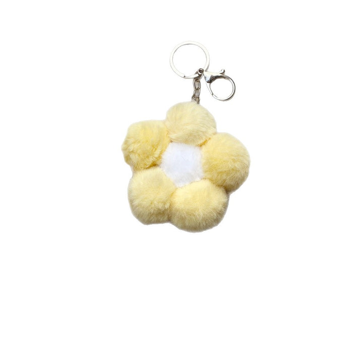 Floral Plush Keychain Bowlift