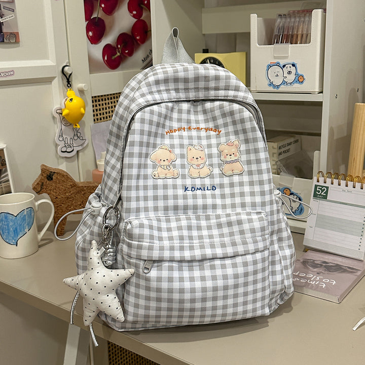 Adorable Graphic Print Backpack Bowlift