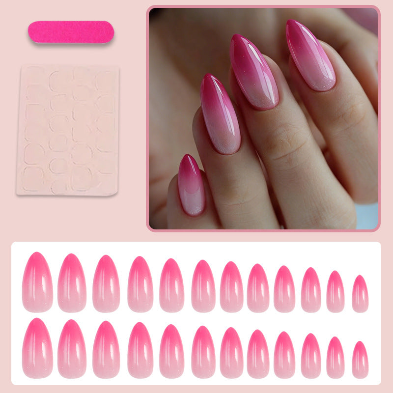 Artificial nails with elegant ombre design Bowlift