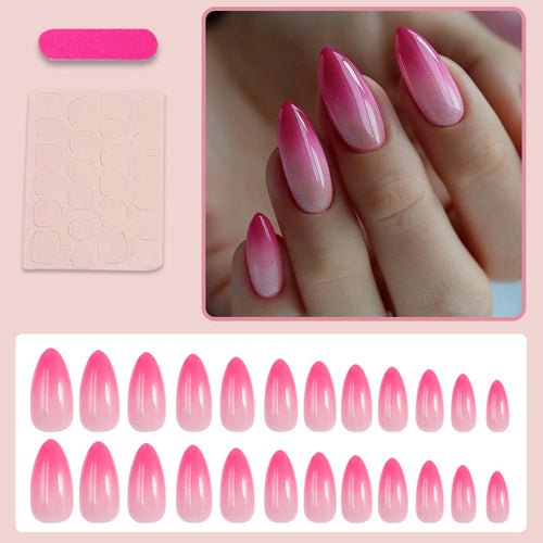 Artificial nails with elegant ombre design Bowlift
