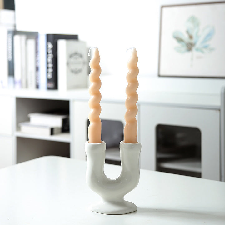 Decorative Flower Candle Holder Bowlift