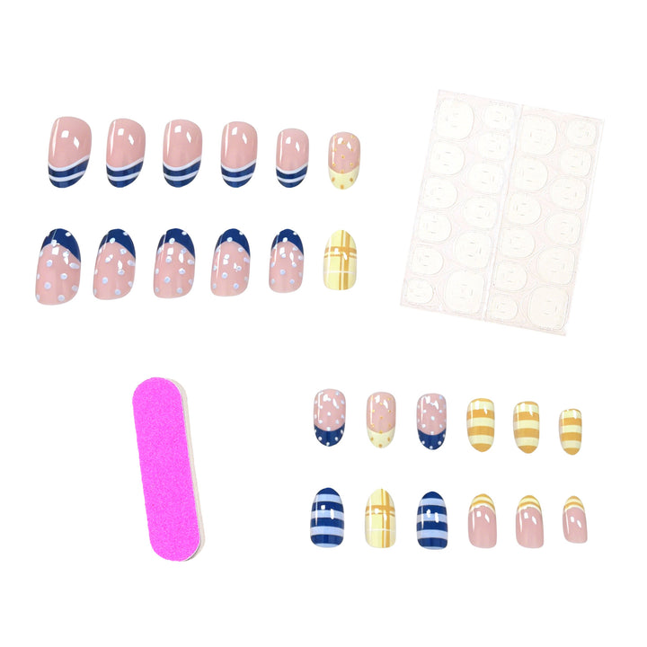 Trendy Geometric Nail Art Bowlift