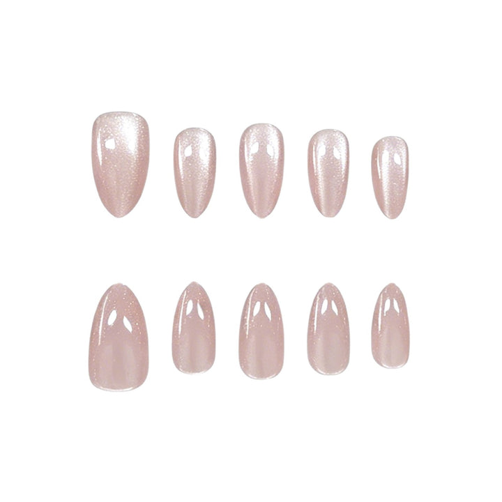 Elegant Almond-Shaped Gel Nail Enhancements Bowlift