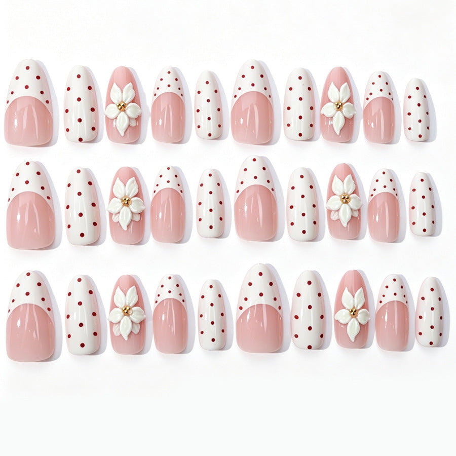 Premium Decorated Press-On Nail Set Bowlift
