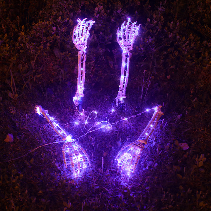 Decorative Skeleton Hand String Lights Bowlift