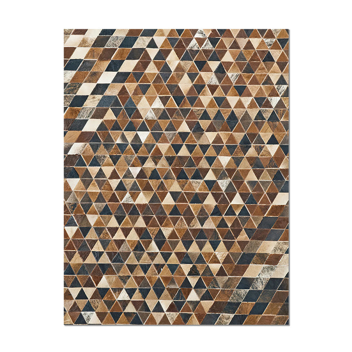 Rustic Patchwork Area Rug Bowlift