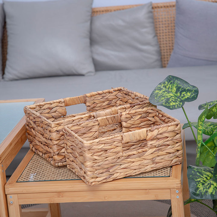 Natural Handwoven Storage Basket Bowlift