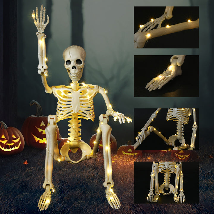 Decorative Light-Up Skeleton Set Bowlift