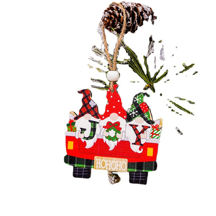 Decorative Christmas cart figure Bowlift