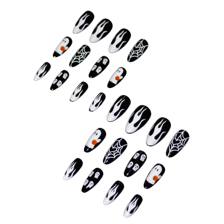 Halloween-Themed Artistic Press-On Nails Set Bowlift