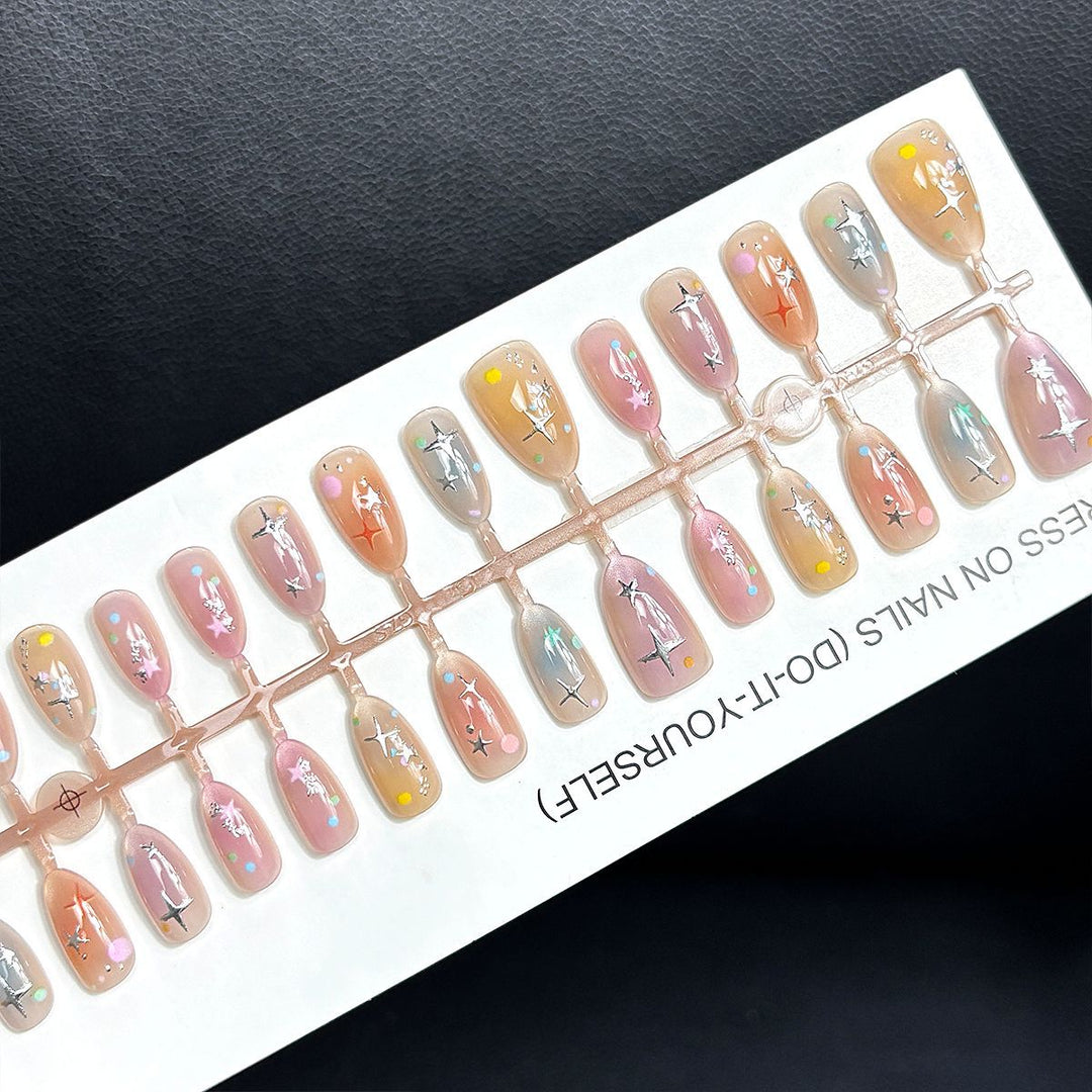 Decorative Press-On Nail Art Set Bowlift
