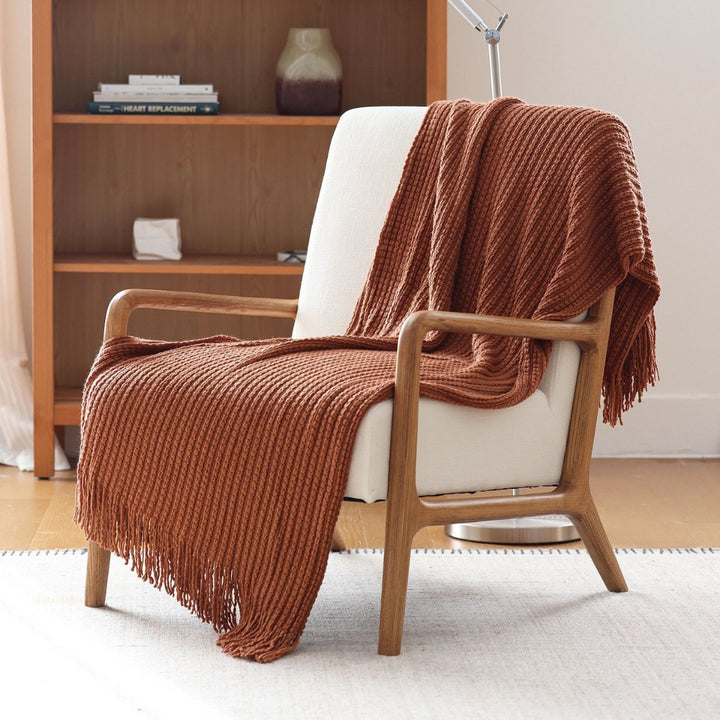 Cozy Knit Throw Blanket