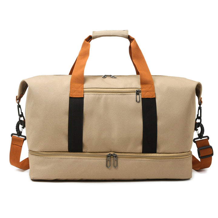 Sporty Travel Bag with Multifunctional Compartments Bowlift