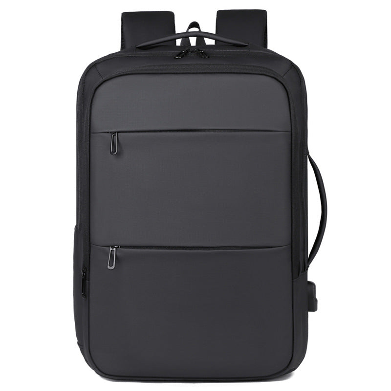 Business Backpack with Expandable Interior and Smart Safety Compartment Bowlift