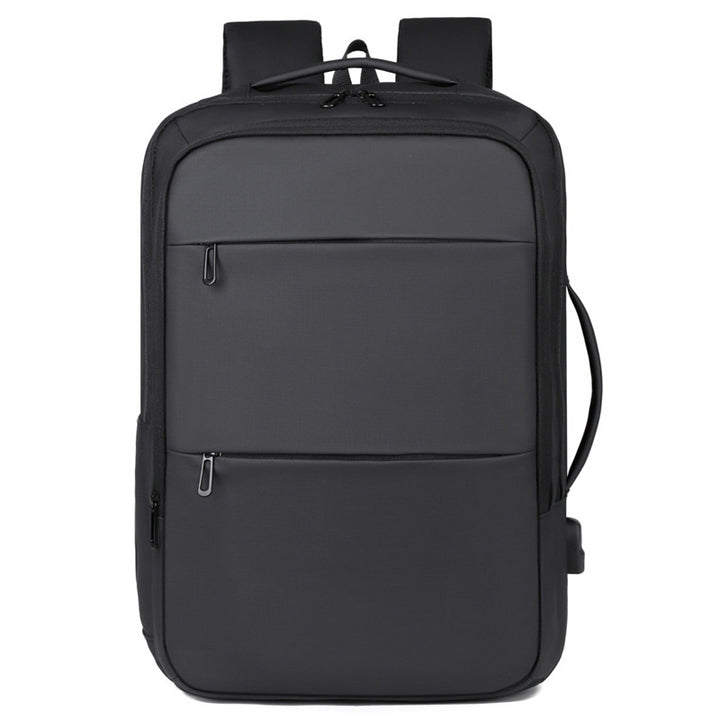 Business Backpack with Expandable Interior and Smart Safety Compartment Bowlift
