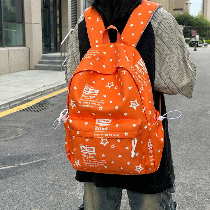 Star-Patterned Backpack Bowlift