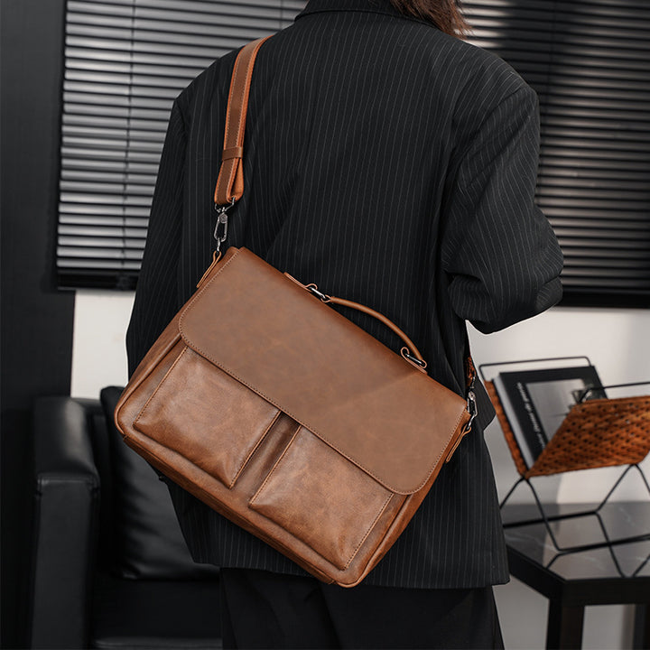 Stylish briefcase with multiple compartments Bowlift