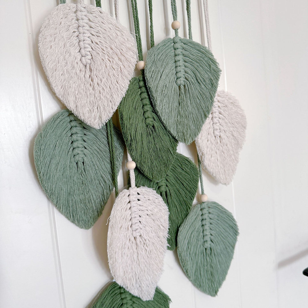 Decorative Leaf Motif Wall Hanging Bowlift