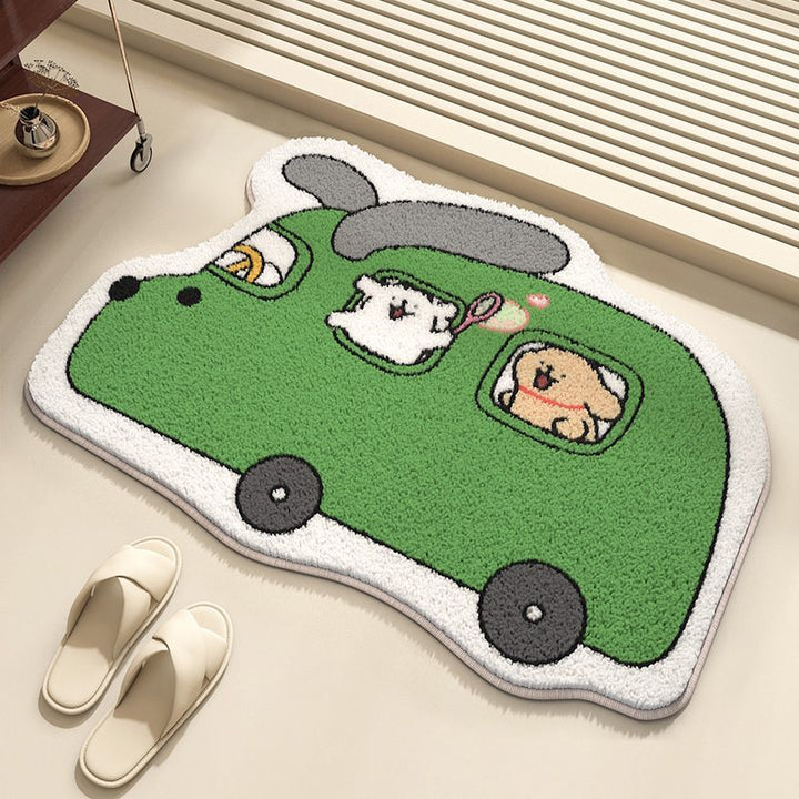Decorative Cat-shaped Bath Mat Bowlift