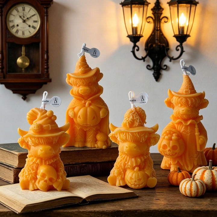 Pumpkin-Shaped Candle Holder