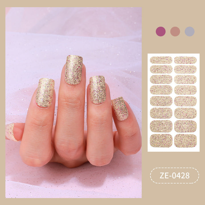 Glittering Nail Wraps