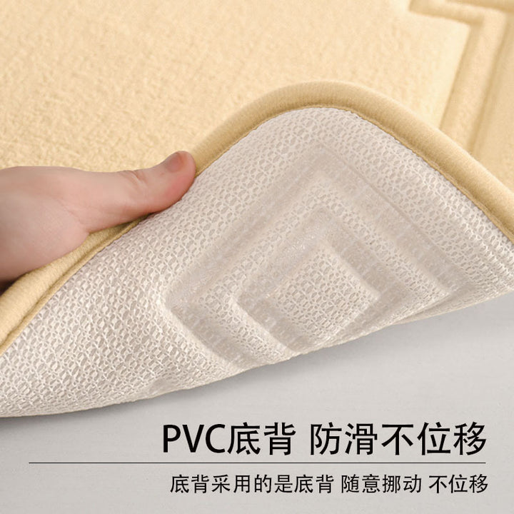 Elegant Textured Bathroom Mat Bowlift