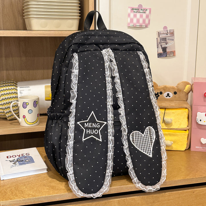 Playful Decorative Patchwork Backpack Bowlift