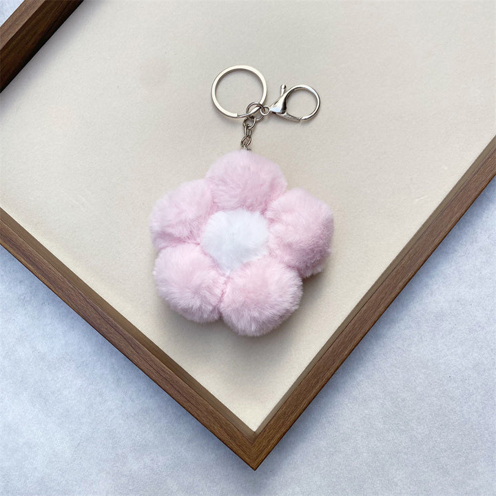 Floral Plush Keychain Bowlift