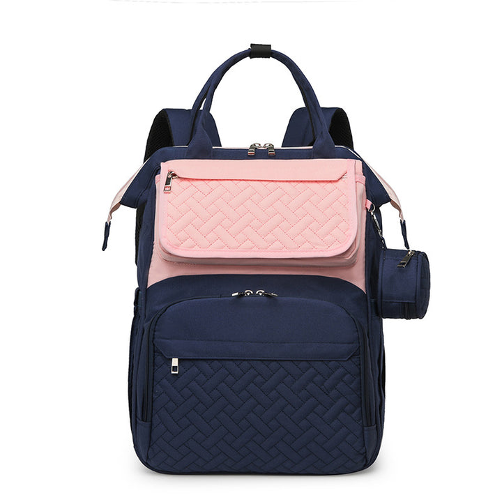 Multi-Functional Quilted Diaper and Travel Backpack Bowlift
