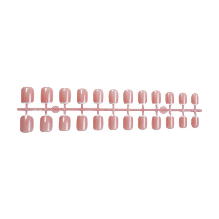 Artificial nail set with delicate rose finish Bowlift