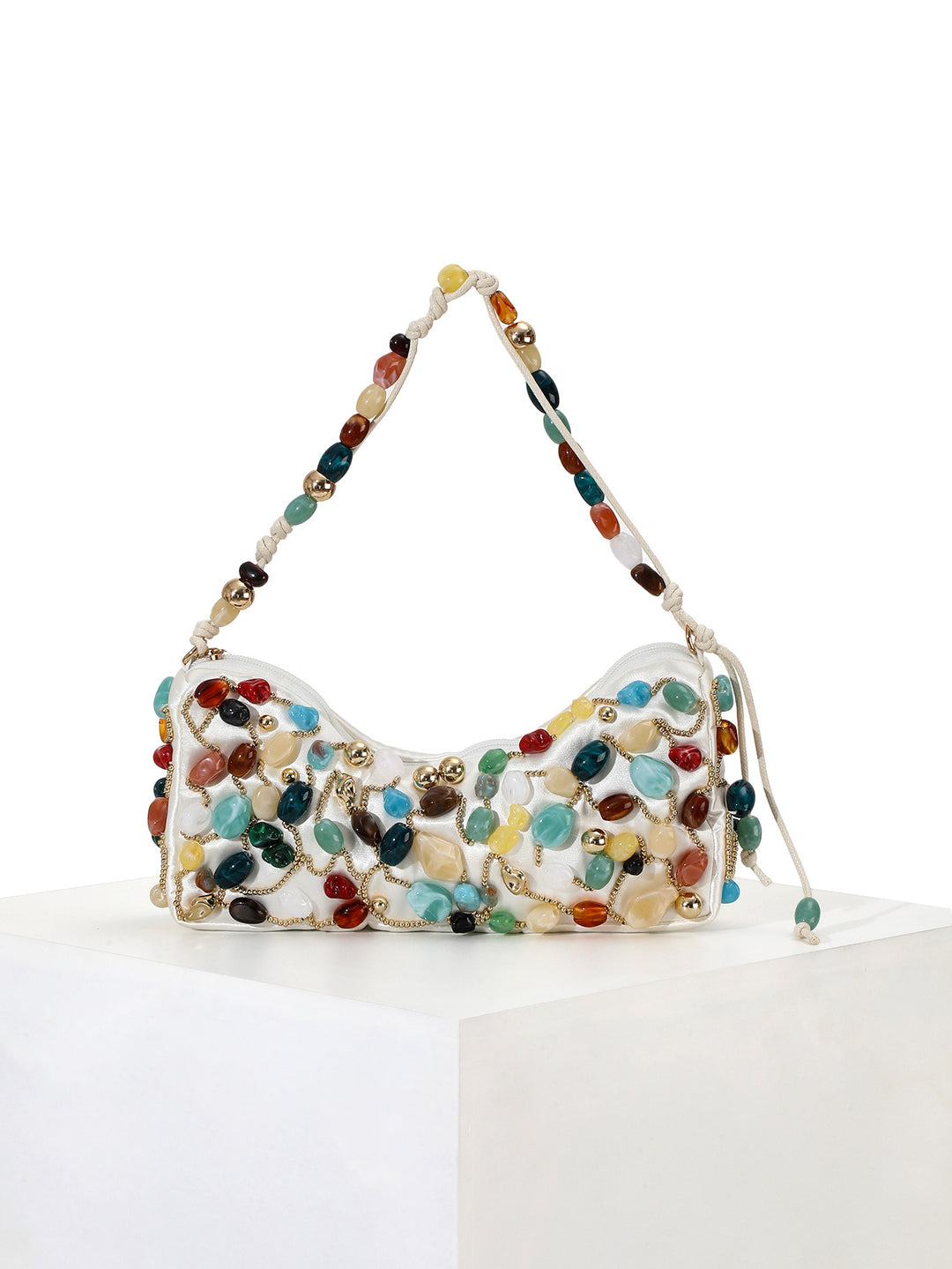 Artisanal Beaded Evening Clutch