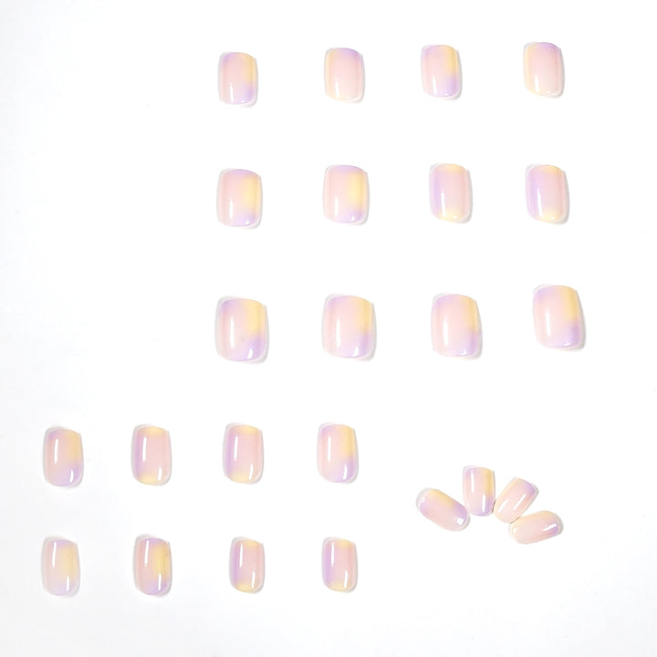Artful Nail Art with Glitter and Ombre Design Bowlift