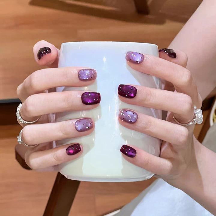 Decorative Character-Themed Press-On Nails with 3D Elements Bowlift