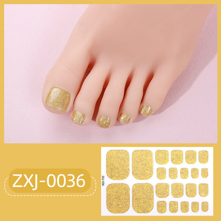 Premium Glitter Toenail Wraps